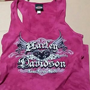 Nwt gorgeous pink HD tank.xl fits like a med /lg